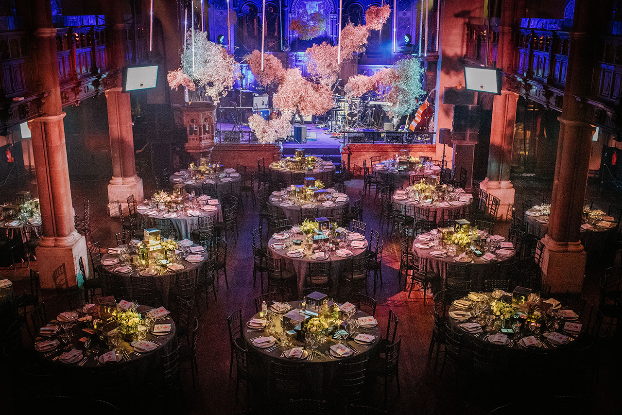 War Child Winter Wassail, LUX Technical, London, UK, War Child, Winter Wassail, 2015, Christmas Parties, Fundraising Parties, One Mayfair, The Events Mill, Hugh Fearnley-Whittingstall, River Cottage, Production Services