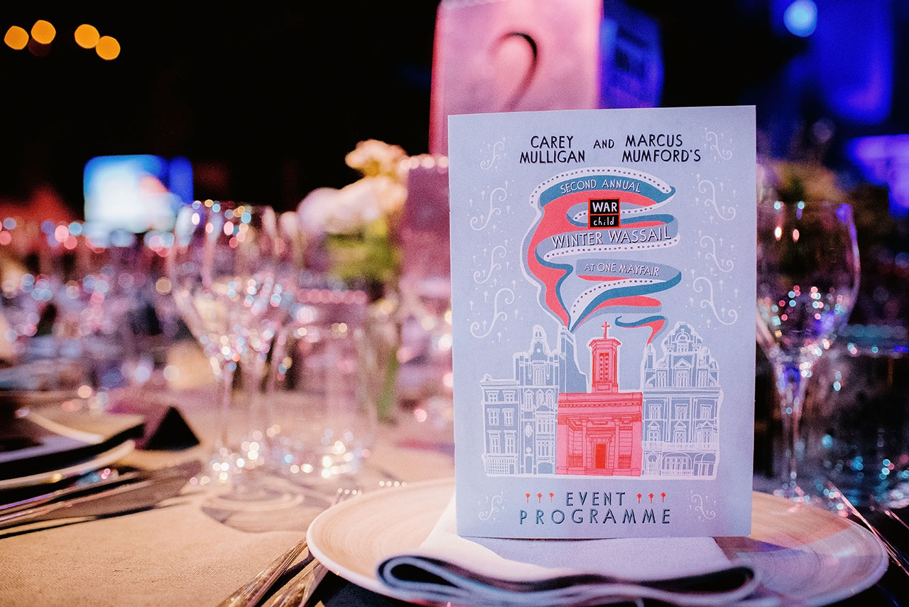 War Child Winter Wassail, LUX Technical, London, UK, War Child, Winter Wassail, 2015, Christmas Parties, Fundraising Parties, One Mayfair, The Events Mill, Hugh Fearnley-Whittingstall, River Cottage, Production Services