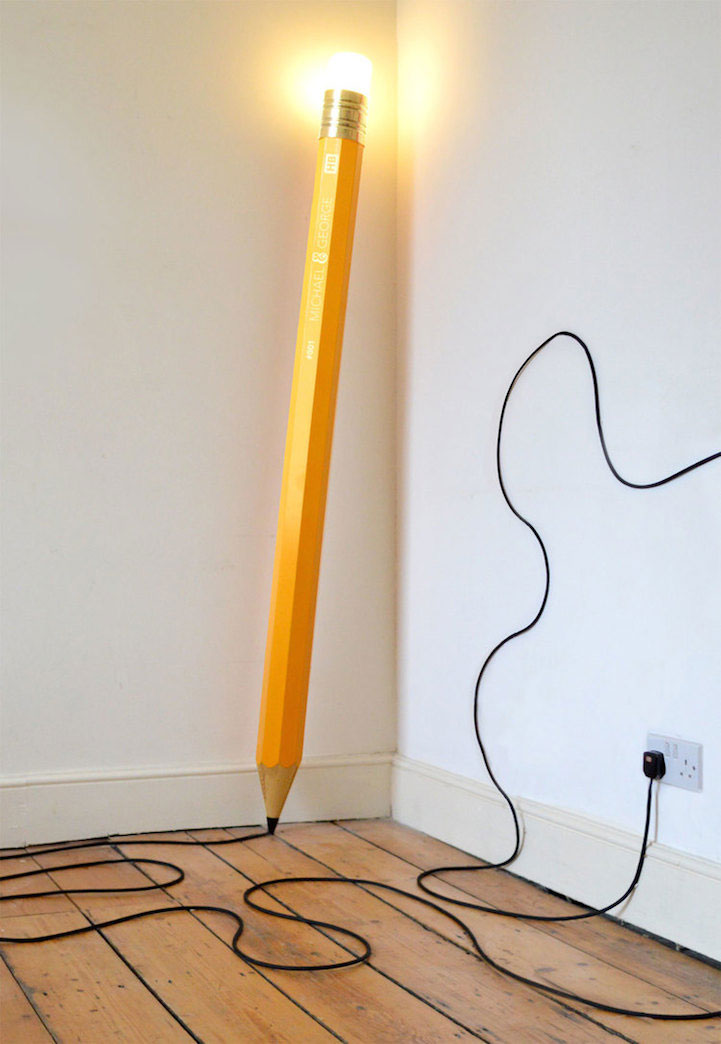 HB Pencil Light Fixture