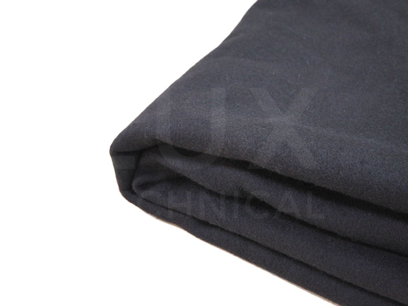 3m x 1m Black Wool Serge Drape Hire