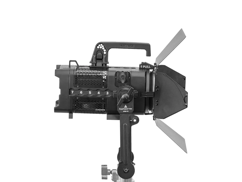 Astera Pluto Fresnel Hire Side View